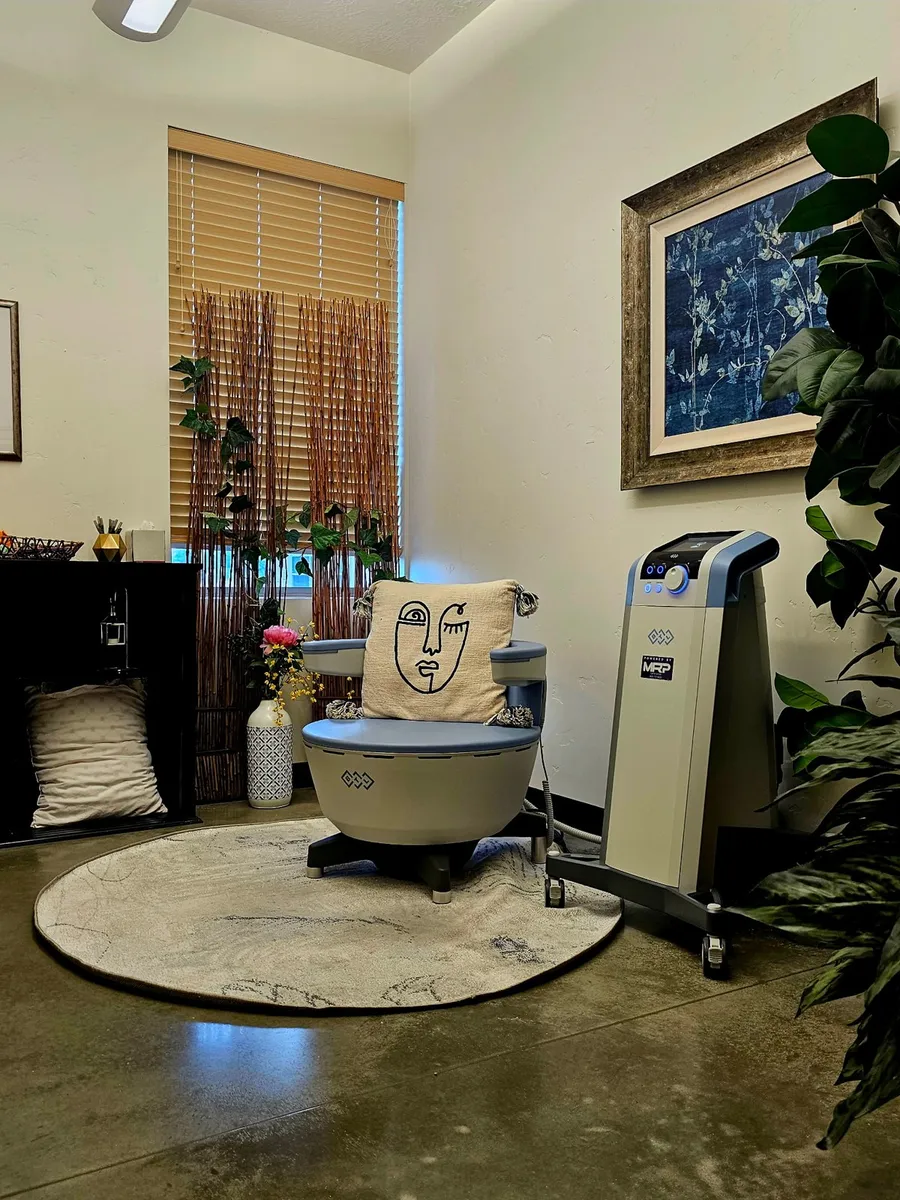 The Emsella chair treatment room